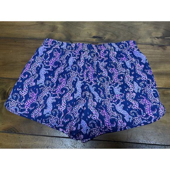 Lilly Pulitzer Ocean Trail Short Oyster Bay Navy On the Catwalk XS - Picture 5 of 10